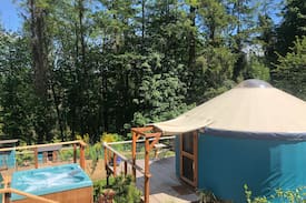 Rollingbay Other | Dreamy Island Yurt with Hot Tub