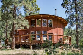 Forest Lakes House | Unique Yurt-style Home
