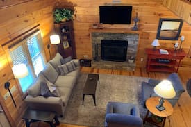 Vilas Cabin | Love Hollow - Charming Cabin in Vilas with Hot Tub - Pond - Firepit!
