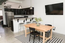 Bowling Green Apartment | Modern Industrial Loft @ Historic Armory Lofts