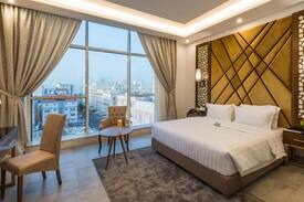 Qurish Street Apartment | 2 BEDROOM WITH ROOFTOP POOL IN AL SALAMAH, JEDDAH
