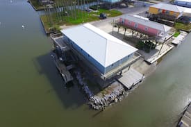 Golden Meadow House | Rusty's Boat:Waterfront in Grand Isle w/ boat access, boat launch & fishing pier