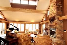 Comstock Cabin | Gorgeous Pipe Lake Retreat: Wooded, Spa, Sleeps 10