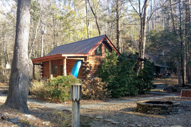 Rocky Bottom House | Mountain Cabin on Creek at Jocassee Gorge.