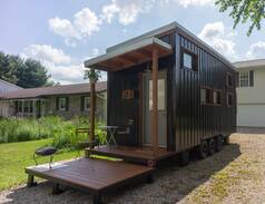 Nashport House | Modern Tiny House near Zanesville
