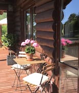 Lamberhurst Other | Traditional Log Cabin On The Lake