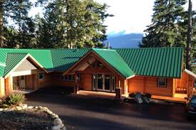 Bowen Island Cabin | On the Water, in the Woods, a Red Cedar Log Cabin.