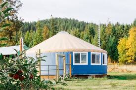Chewelah Other | Spacious Yurt & Sauna on a Sustainable Farm