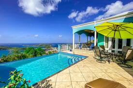 Estate Kings Quarter House | Harbor Lights - 3 BR Villa with Fabulous 160º Views of Charlotte Amalie Harbor!