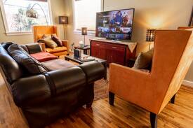 Southeast Magnolia House | Stylish Magnolia Home with Backyard and Nearby Bus