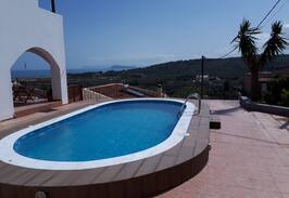 Dempla Villa | Villa Elmanda with pool,cool view,near the beach!!