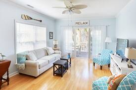 Folly Beach Apartment | Folly Beach Escape~Marsh Winds