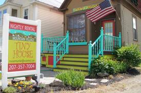 Sunday River Area House | Mountain Village Tiny House on ATV/Hiking Trails