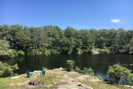 Gloucester House | Quarryman's Cottage: Private Quarry - Pet Friendly