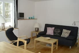 Oberhavel Apartment | Stechlinsee idyllisches Cottage im Wald 4