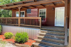 Okmulgee County Cabin | OK40 Ranch Cabin in the woods - East