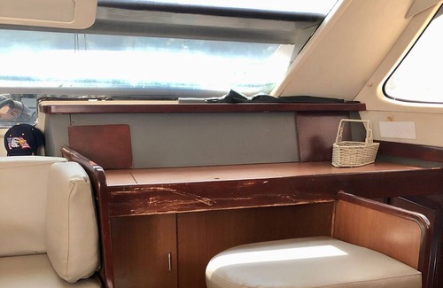 Florida North Atlantic Coast Boat Rental | Twin Spirit 48’ Power Catamaran surrounded by water!