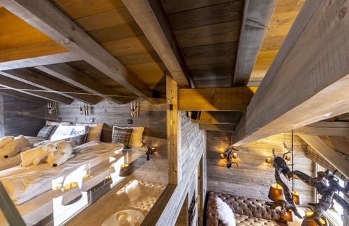 Megeve Ski Chalet | CHALET GRAND PARADIS, comfort, refinement, 7 bedrooms, cinema, SPA, near center