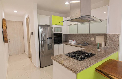 Manga Apartment | Guest Friendly 2-bedroom 2BA Apartment in brilliant Cartagena with AC, WiFi