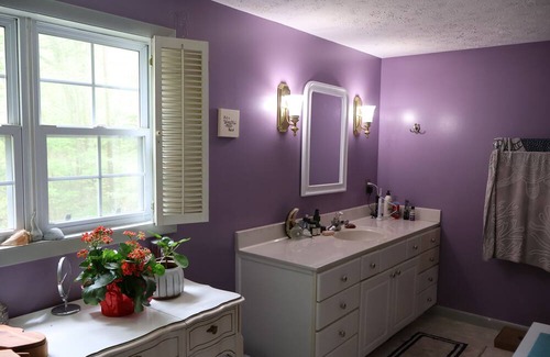 Mars Hill House | Pet friendly riverside home, great for families! 2 bed, 1.5 bath, fenced in yard