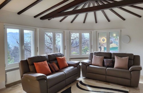 Bioggio House | Beautiful private villa with A/C, WIFI, TV, terrace, pets allowed, panoramic view and parking