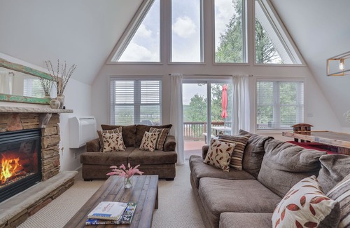Lake Ariel Ski Chalet | Lakefront A-Frame Paradise with Stunning Views