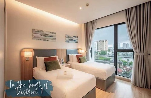 Bouvet Island Apartment | Heart of Saigon: 3BR4bed Chic Apt, Free Pool
