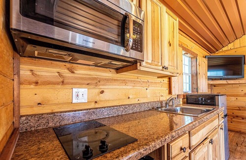 Big Spring Cabin | Cabin with kitchen, 1 room, 2 beds, 1 bath, Shower