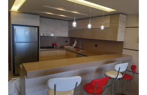 Kfardebian Apartment | Stylish beach duplex with seaview, 24h electicity