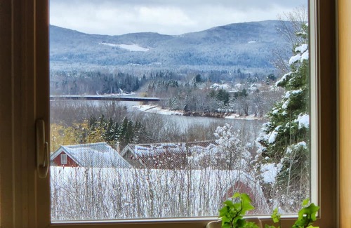 Fort Kent Mills Ski Chalet | Large Chalet Cabin overlooking downtown Fort Kent! Right on the trails!