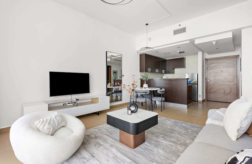 Khalifa City Apartment | Silkhaus 1BR | Orchid in Al Rayyana | Balcony