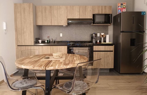 Xochimilco Apartment | Modern Apartment. Best rooftop view in Mexico.