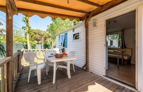 Camiers House | Mobil-home | Classic XL | 3 Ch. | 6 pers. | Raised terrace | A/C