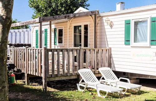 Camiers House | Mobil-home | Classic XL | 3 Ch. | 6 pers. | Raised terrace | A/C