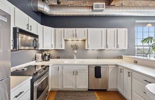 Grand Rapids Condo | Beautiful 2-bedroom condo overlooking downtown Grand Rapids with rooftop deck.