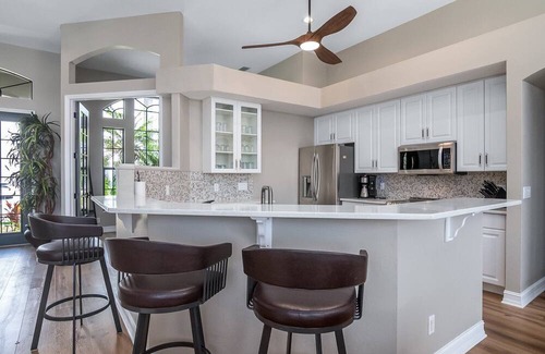 Marco Island House | Gorgeous three-bedroom + Den 2 bathroom home on the water.