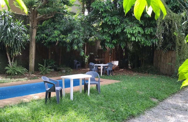 Studio & kitchen with garden & pool services included