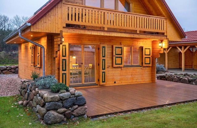 Exclusive Chalet 2 at the national park with balcony and terrace