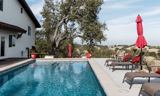 Atascadero House | Gorgeous Hilltop Oasis with Pool and Expansive Views