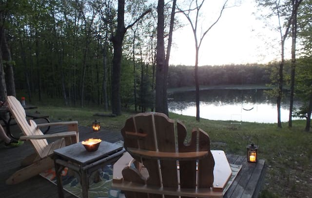 Branch Cabin | Family Cabin set on 14 acres overlooking Ward Lake