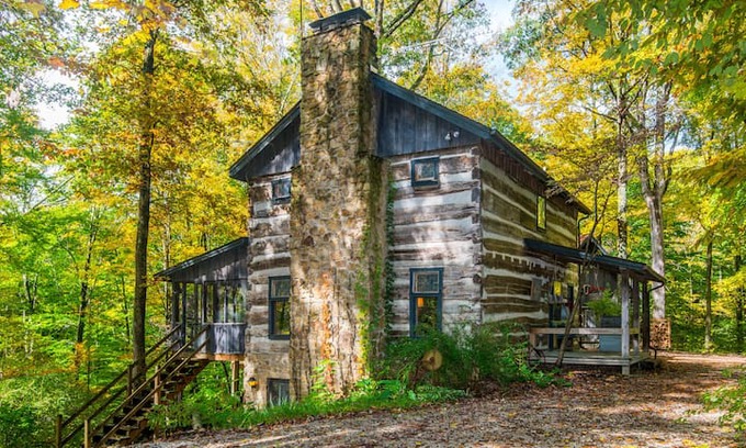 Helmsburg Cabin | Covered Bridge Log Cabin
