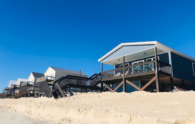 North Topsail Beach House | SEA STILTS. Ocean Front. 3BR/2BA. Private Beach