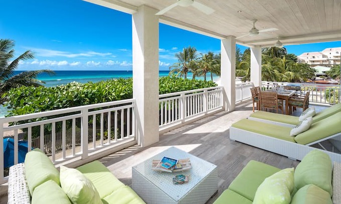 Hastings Apartment | Craggy Nook Beachfront Villa Green Monkey Barbados