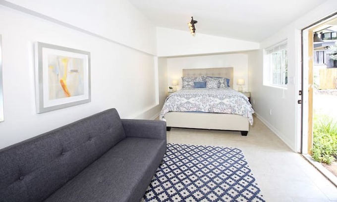 Claremont House | Casita with Private Entry and Queen Bed in Village