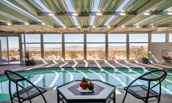 Wonder Valley House | SCORPIO RISING - Mid Century Covered Pool Retreat