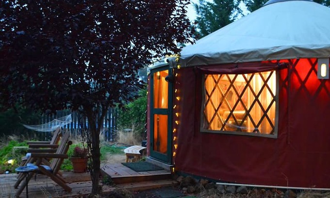 Murphy Other | Sunset View Yurt of Applegate Valley with HOT TUB!