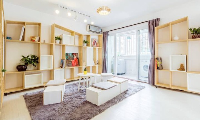 Central Business District Apartment | 【Arch Home】移动迷宫 ——福田中心区,福民地铁口,可步行至福田口岸、皇岗口岸