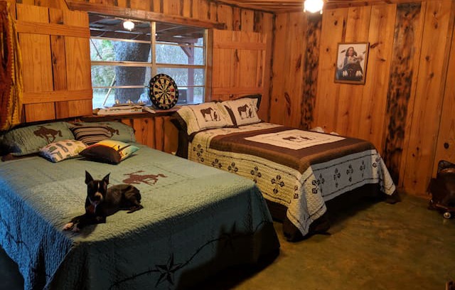 Hugo Cabin | Salt Creek Cabins & RV Park.. Rustic/Western decor