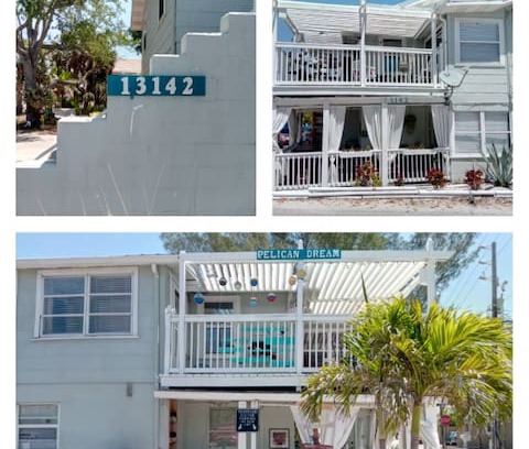 Madeira Beach Apartment | ♥Pelican Dream♥2 Bedrms, Sun deck, beach access