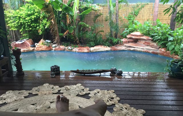Cable Beach Cabin | The Blue Lagoon poolside studio